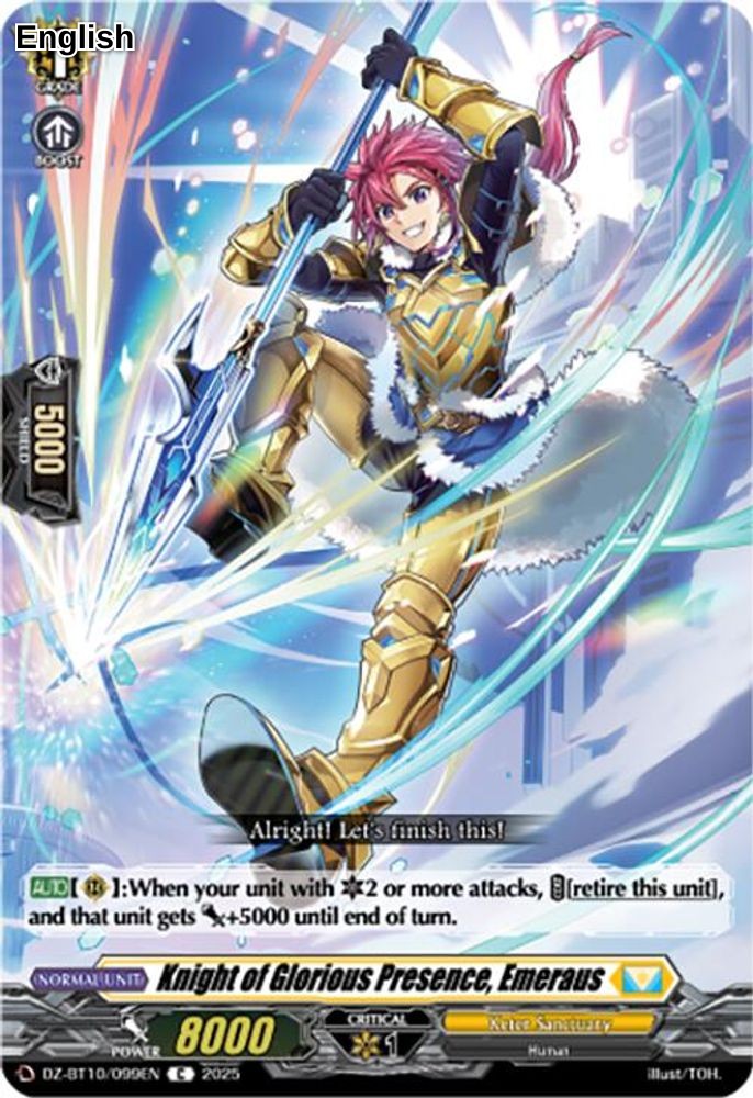 Knight of Glorious Presence, Emeraus