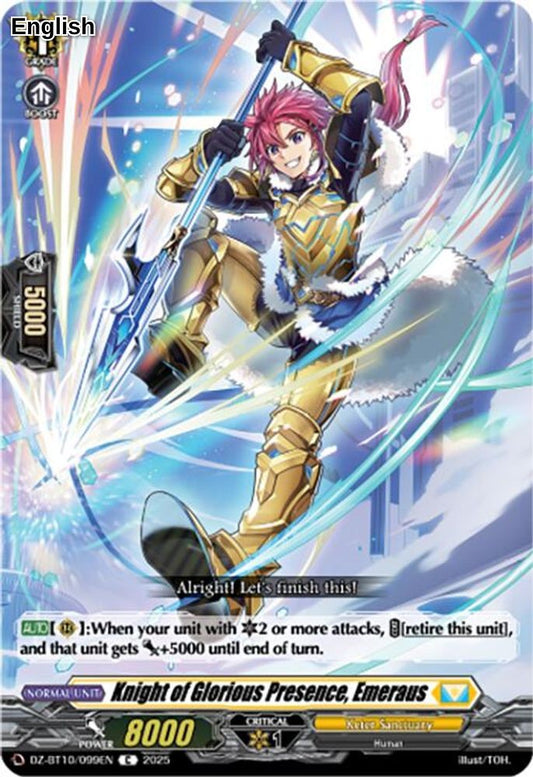 Knight of Glorious Presence, Emeraus