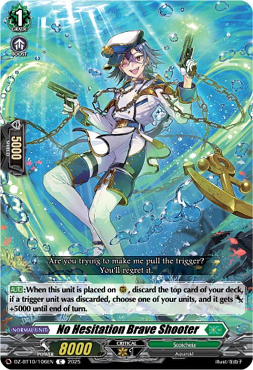 No Hesitation Brave Shooter (DZ-BT10/106EN) [Dragonsoul Resonance]