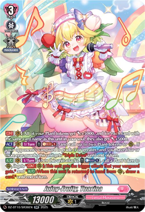 Juicy-Fruity, Tuarina (SR) (DZ-BT10/SR36EN) [Dragonsoul Resonance]
