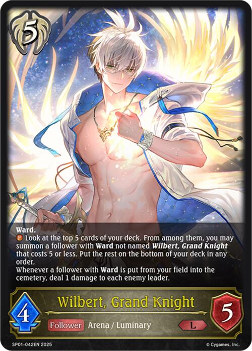 Wilbert, Grand Knight (SP01-042EN) [Seaside Memories]
