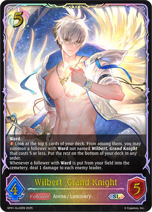 Wilbert, Grand Knight (SL) (SP01-SL42EN) [Seaside Memories]