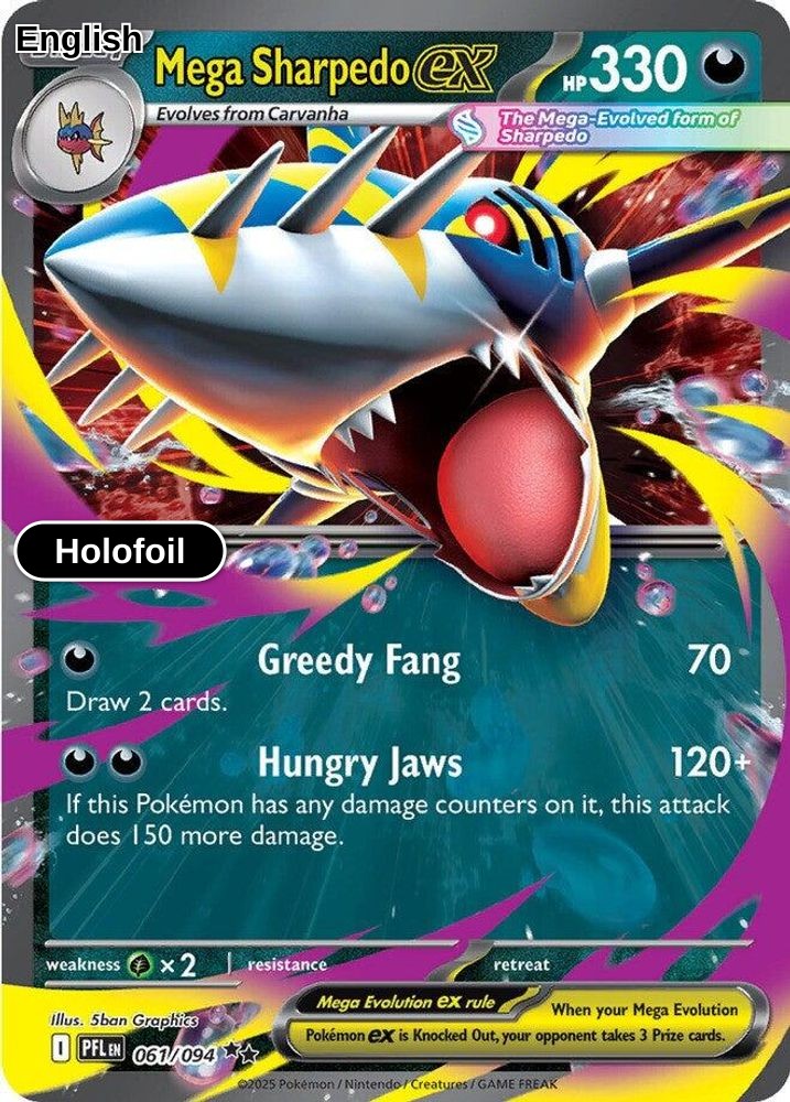 Mega Sharpedo ex - 061/094