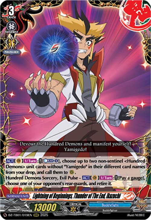 Lightning of Beginnings, Thunder of The End, Ikazuchi (DZ-TB01/019EN) (DZ-TB01/019EN) [Future Card Buddyfight]