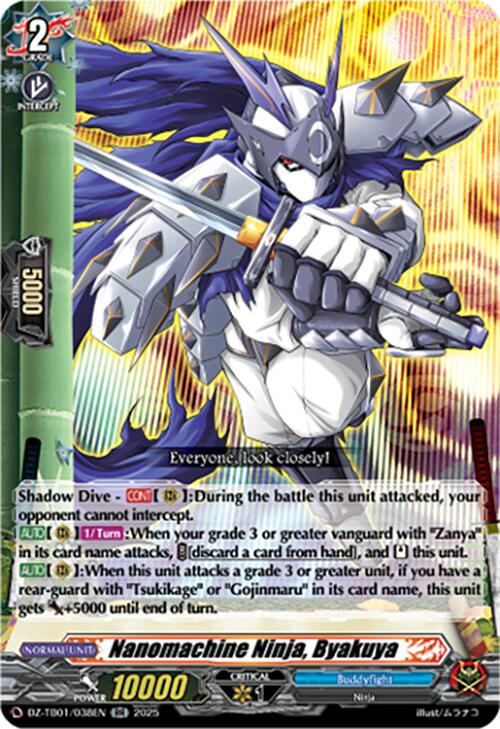 Nanomachine Ninja, Byakuya (DZ-TB01/038EN) (DZ-TB01/038EN) [Future Card Buddyfight]
