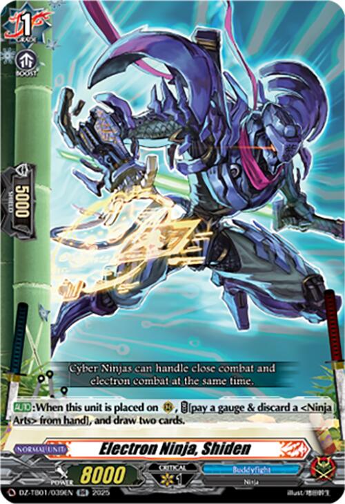 Electron Ninja, Shiden (DZ-TB01/039EN) (DZ-TB01/039EN) [Future Card Buddyfight]