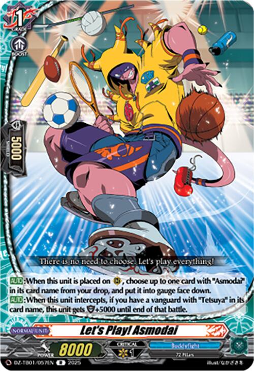 Let's Play! Asmodai (DZ-TB01/057EN) (DZ-TB01/057EN) [Future Card Buddyfight]