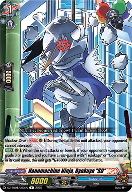 Nanomachine Ninja, Byakuya "SD" (DZ-TB01/063EN) (DZ-TB01/063EN) [Future Card Buddyfight]