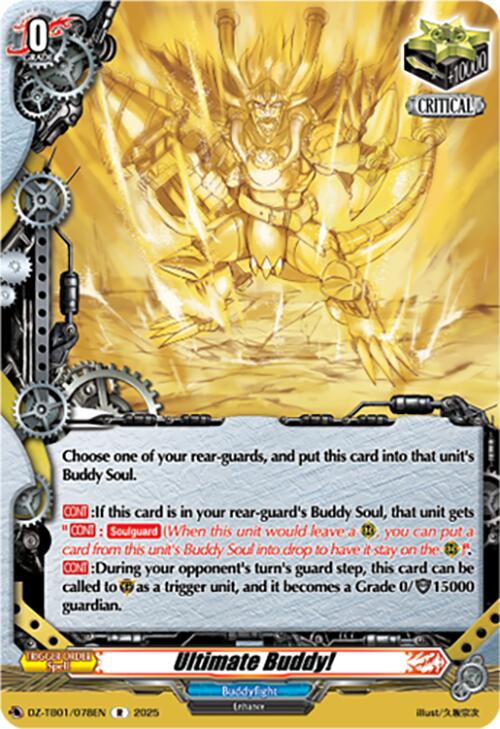 Ultimate Buddy! (DZ-TB01/078EN) (DZ-TB01/078EN) [Future Card Buddyfight]
