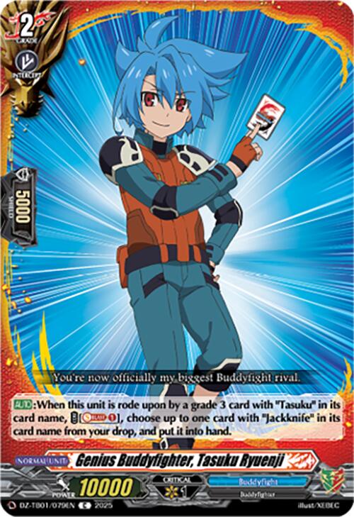 Genius Buddyfighter, Tasuku Ryuenji (DZ-TB01/079EN) (DZ-TB01/079EN) [Future Card Buddyfight]