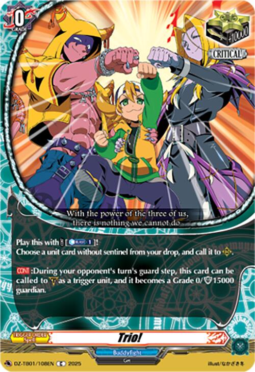 Trio! (DZ-TB01/108EN) (DZ-TB01/108EN) [Future Card Buddyfight]
