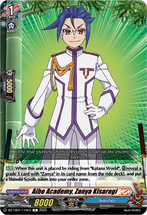 Aibo Academy, Zanya Kisaragi (DZ-TB01/115EN) (DZ-TB01/115EN) [Future Card Buddyfight]
