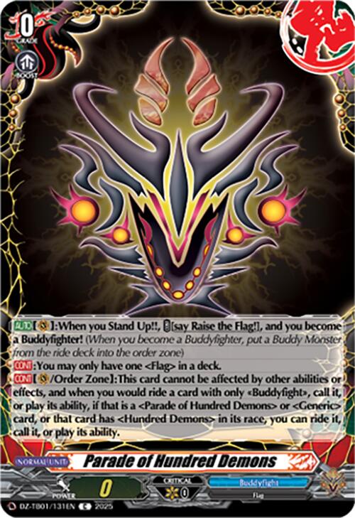 Parade of Hundred Demons (DZ-TB01/131EN) (DZ-TB01/131EN) [Future Card Buddyfight]