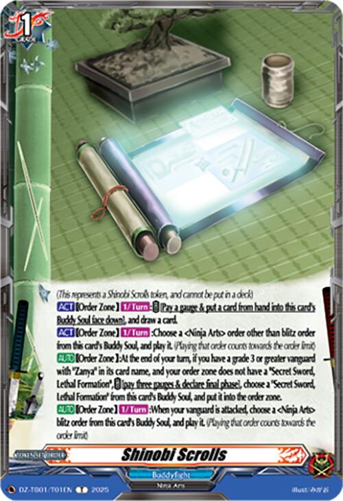 Shinobi Scrolls (DZ-TB01/T01EN) (DZ-TB01/T01EN) [Future Card Buddyfight]