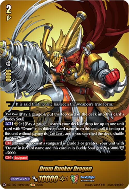 Drum Bunker Dragon (DZ-TB01/BR04EN) (DZ-TB01/BR04EN) [Future Card Buddyfight]