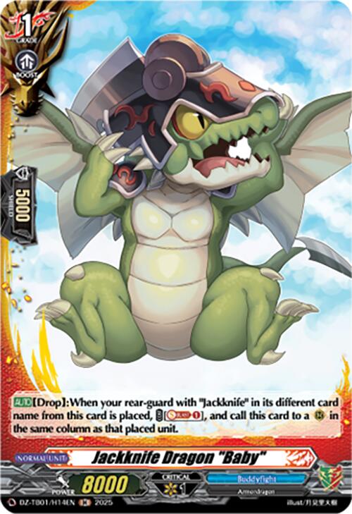 Jackknife Dragon "Baby" (DZ-TB01/H14EN) (DZ-TB01/H14EN) [Future Card Buddyfight]