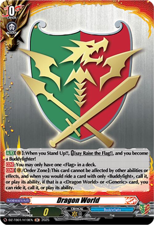 Dragon World (DZ-TB01/H19EN) (DZ-TB01/H19EN) [Future Card Buddyfight]