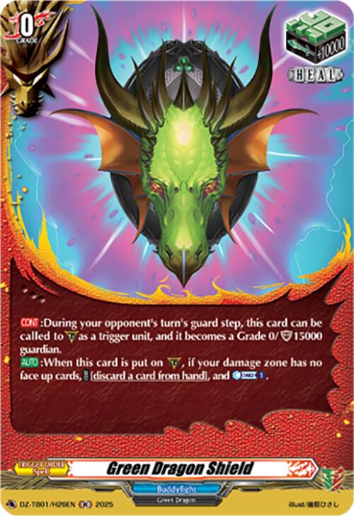 Green Dragon Shield (DZ-TB01/H26EN) (DZ-TB01/H26EN) [Future Card Buddyfight]