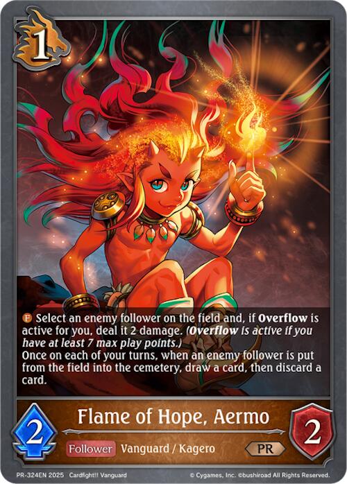 Flame of Hope, Aermo (PR-324) (PR-324EN) [Promotional Cards]