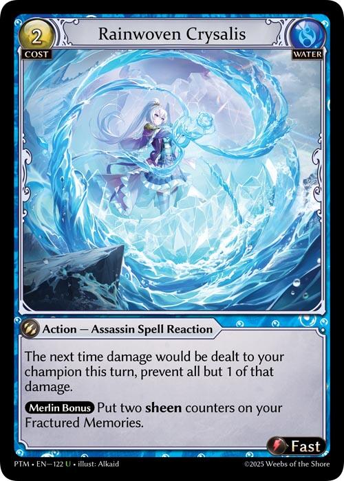Rainwoven Crysalis (Curio Foil) (122) [Phantom Monarchs]
