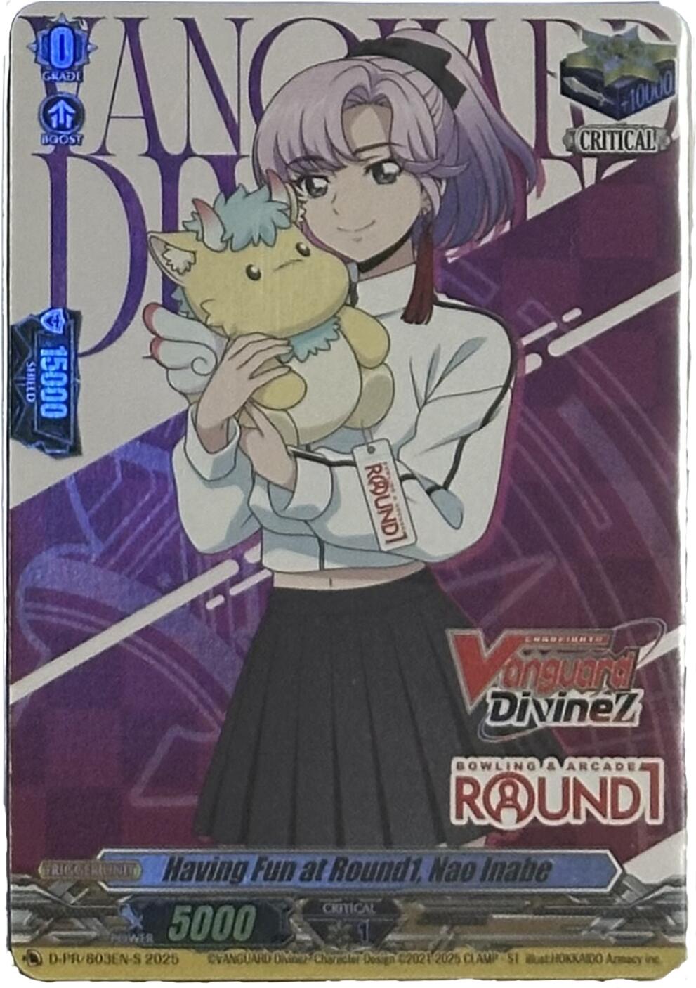 Having Fun at Round1, Nao Inabe (Foil) (D-PR/803EN-S) [D Promo Cards]