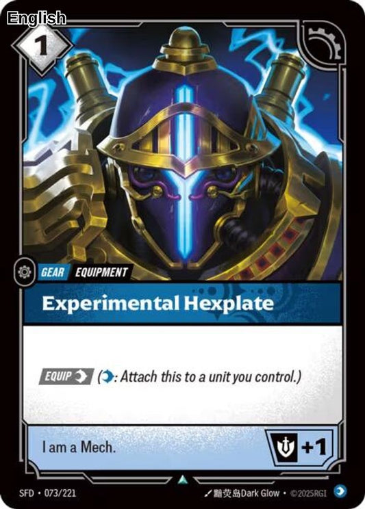 Experimental Hexplate