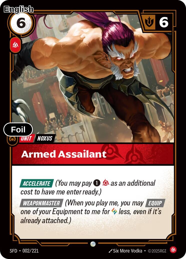 Armed Assailant [SFD - 002/221] C Spiritforged - Foil