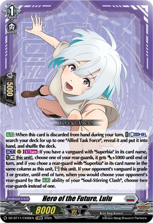 Hero of the Future, Lulu (DZ-BT11/EX06EN) [Symphony of Might & Bloom]