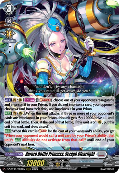 Aurora Battle Princess, Seraph Clearlight (DZ-BT11/007EN) [Symphony of Might & Bloom]