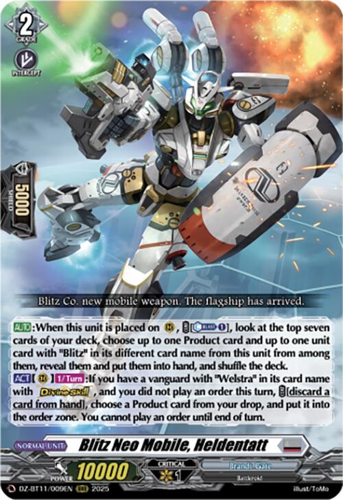 Blitz Neo Mobile, Heldentatt (DZ-BT11/009EN) [Symphony of Might & Bloom]