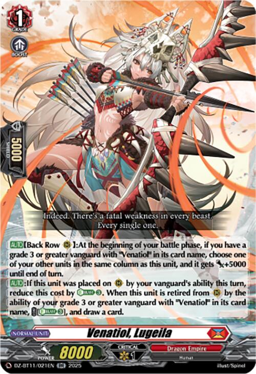 Venatiol, Lugeila (DZ-BT11/021EN) [Symphony of Might & Bloom]
