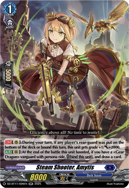 Steam Shooter, Amytis (DZ-BT11/026EN) [Symphony of Might & Bloom]