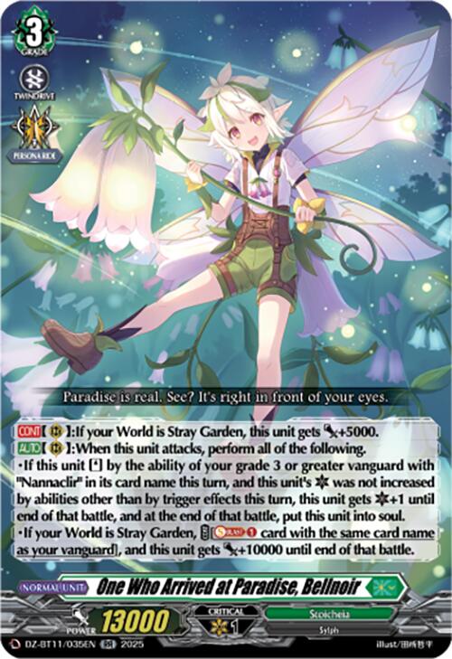 One Who Arrived at Paradise, Bellnoir (DZ-BT11/035EN) [Symphony of Might & Bloom]