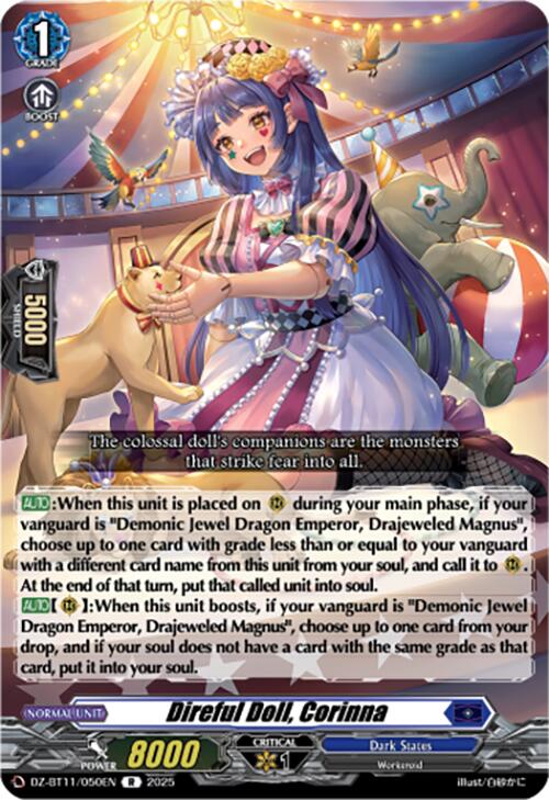 Direful Doll, Corinna (DZ-BT11/050EN) [Symphony of Might & Bloom]