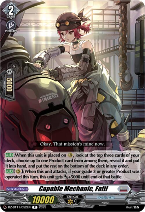 Capable Mechanic, Fafil (DZ-BT11/052EN) [Symphony of Might & Bloom]