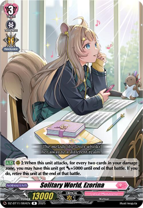 Solitary World, Ezorina (DZ-BT11/064EN) [Symphony of Might & Bloom]