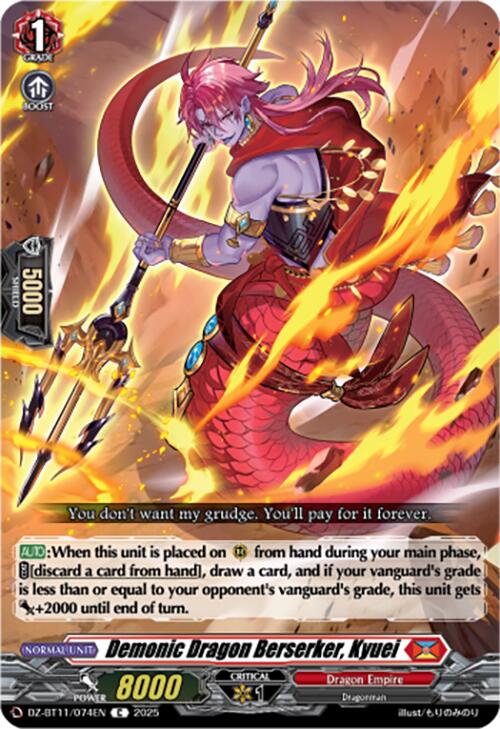 Demonic Dragon Berserker, Kyuei (DZ-BT11/074EN) [Symphony of Might & Bloom]