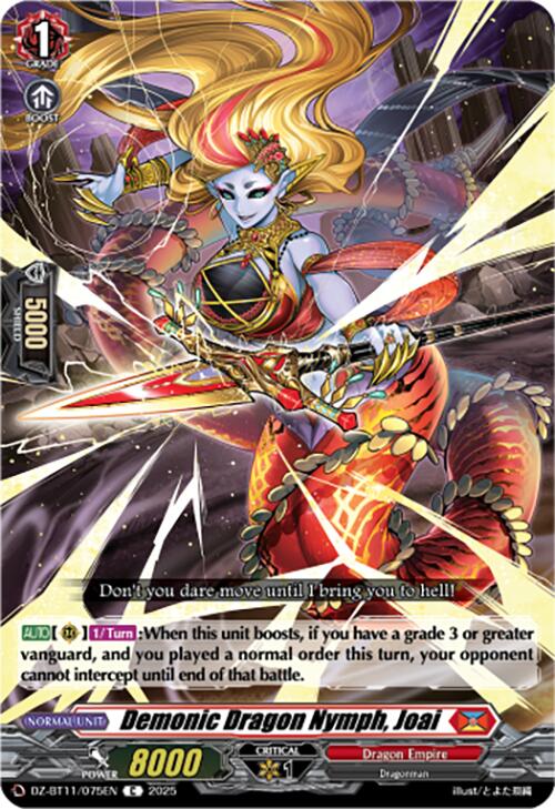 Demonic Dragon Nymph, Joai (DZ-BT11/075EN) [Symphony of Might & Bloom]