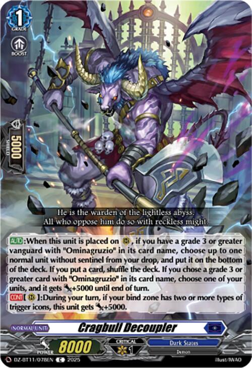 Cragbull Decoupler (DZ-BT11/078EN) [Symphony of Might & Bloom]