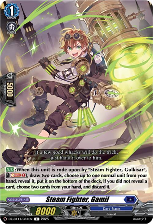 Steam Fighter, Gamil (DZ-BT11/081EN) [Symphony of Might & Bloom]