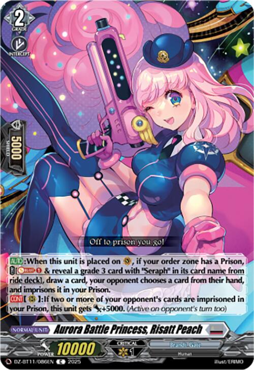 Aurora Battle Princess, Risatt Peach (DZ-BT11/086EN) [Symphony of Might & Bloom]