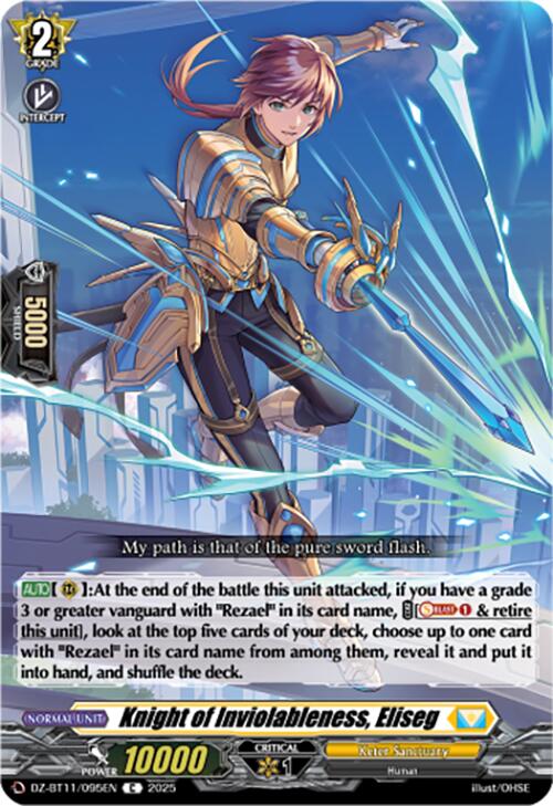 Knight of Inviolableness, Eliseg (DZ-BT11/095EN) [Symphony of Might & Bloom]