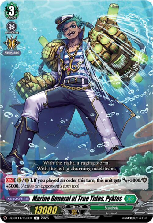Marine General of True Tides, Pyktes (DZ-BT11/103EN) [Symphony of Might & Bloom]