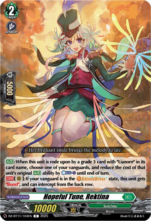 Hopeful Tune, Rektina (DZ-BT11/104EN) [Symphony of Might & Bloom]