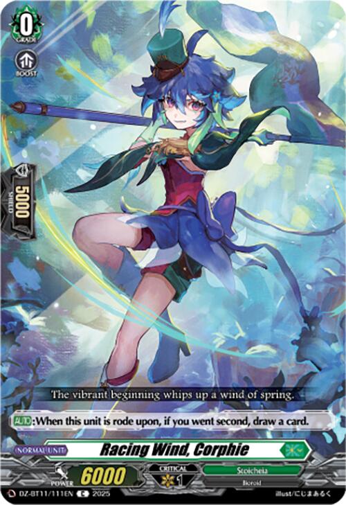 Racing Wind, Corphie (DZ-BT11/111EN) [Symphony of Might & Bloom]