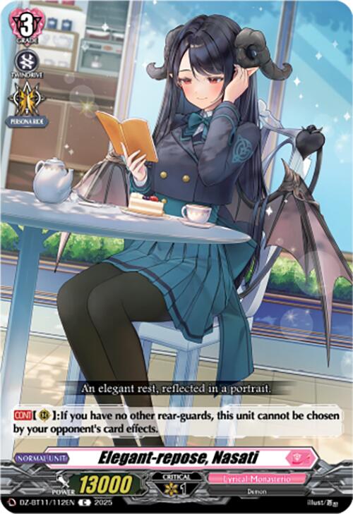 Elegant-repose, Nasati (DZ-BT11/112EN) [Symphony of Might & Bloom]