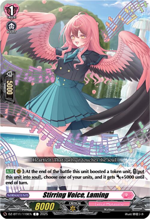 Stirring Voice, Laming (DZ-BT11/119EN) [Symphony of Might & Bloom]