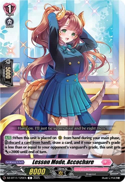 Lesson Mode, Accochare (DZ-BT11/120EN) [Symphony of Might & Bloom]