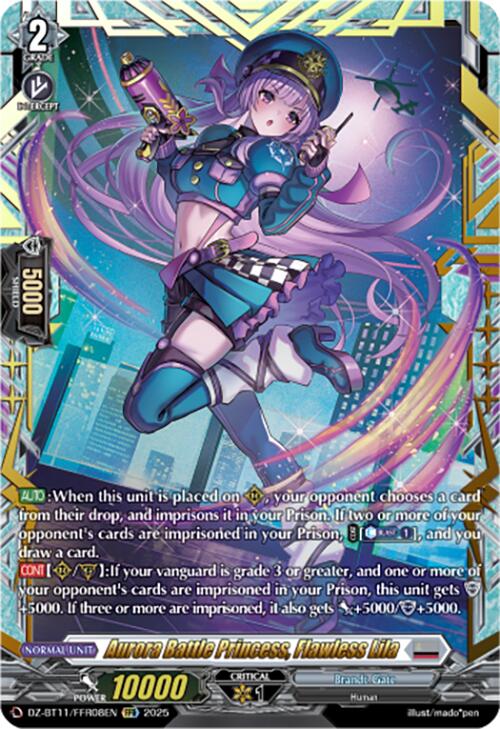 Aurora Battle Princess, Flawless Lila (DZ-BT11/FFR08EN) [Symphony of Might & Bloom]