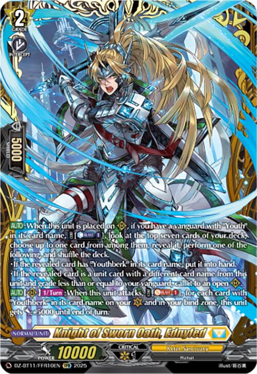 Knight of Sworn Oath, Ednyfed (DZ-BT11/FFR10EN) [Symphony of Might & Bloom]